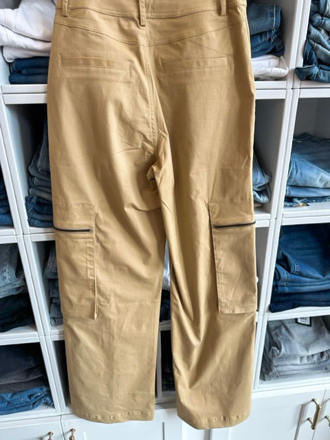 Line & Dot Vivienne Khaki Cargo Pants