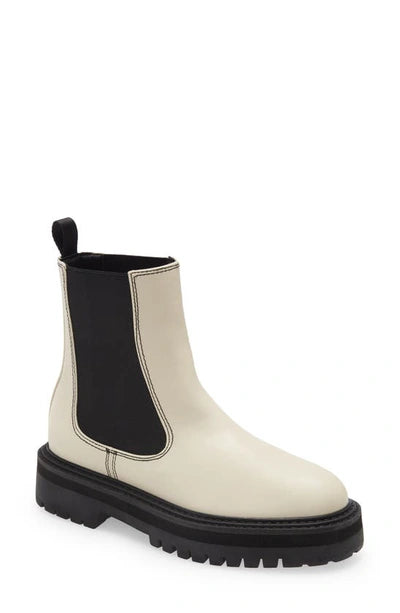 Billini Bone Black Contrast Lug Boot