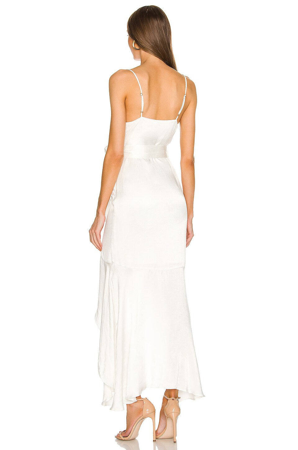 Karina Grimaldi Joy Cream Maxi Dress