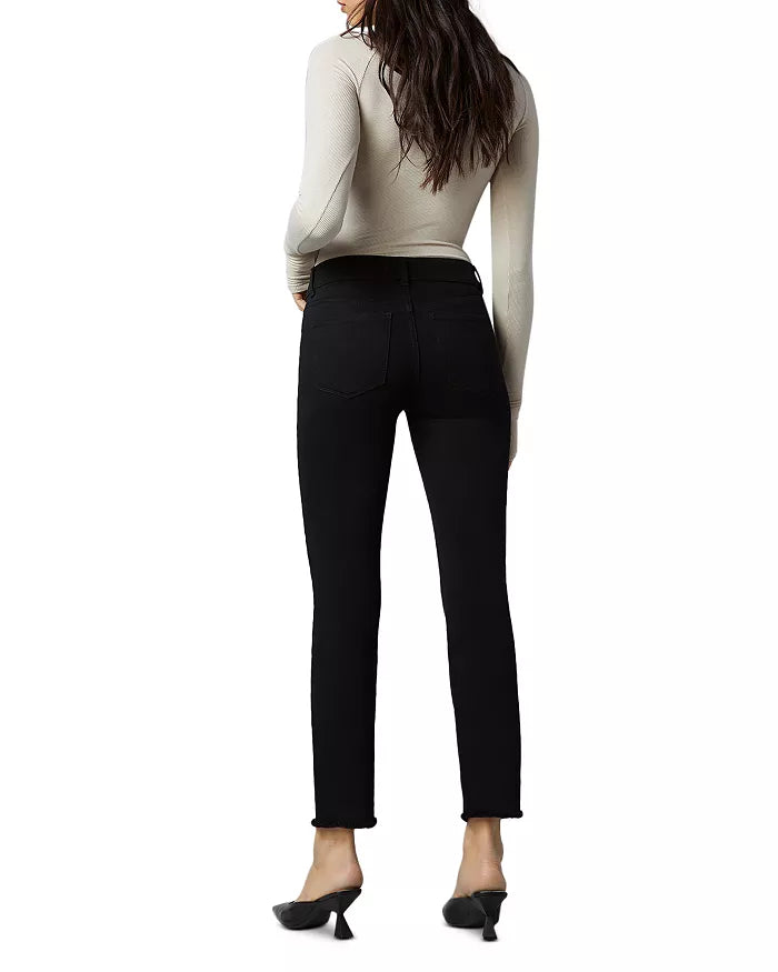 DL 1961 Mara Straight Mid-Rise Black