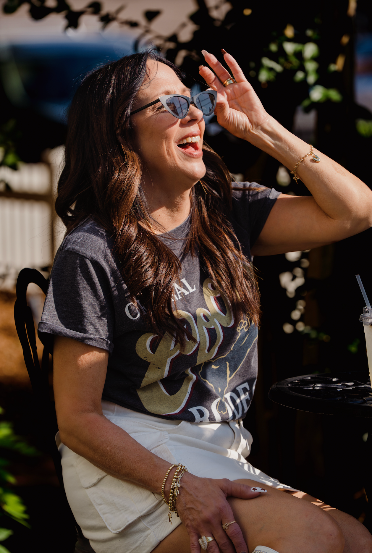 Q2 Cargo Mini Skirt in White