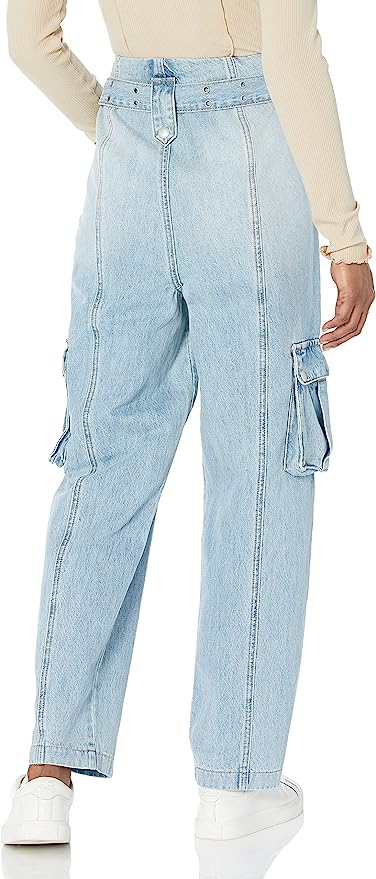 Back picture of a model wearing the Blank NYC Pants Steal the Show - CT Grace