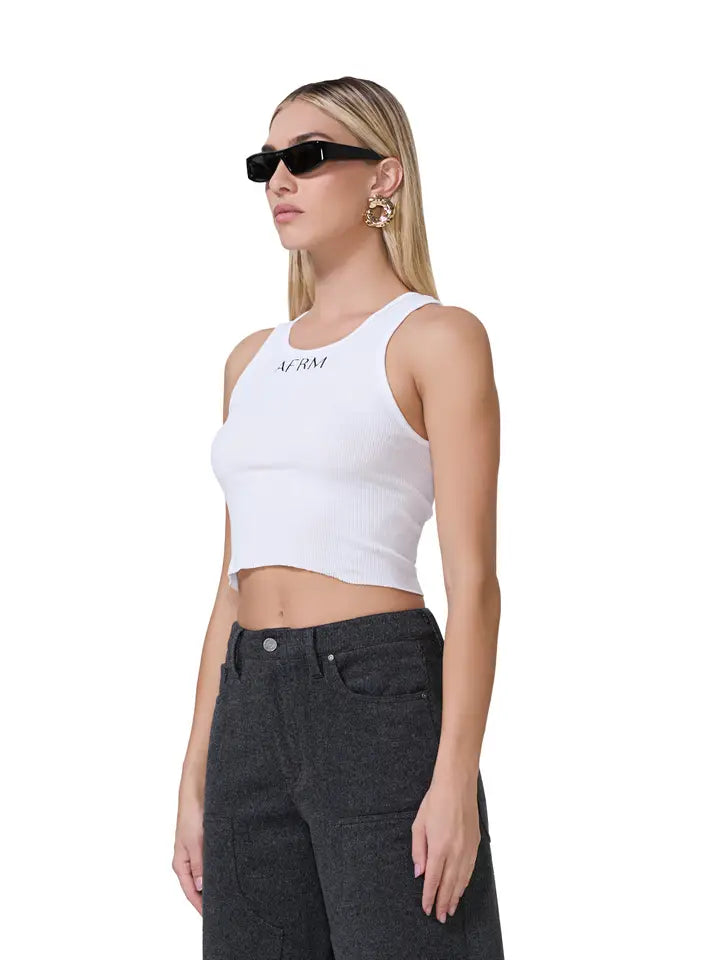 AFRM White Tank Top