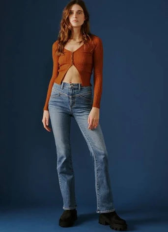 DAZE Jeans Go Getter High Rise Flare