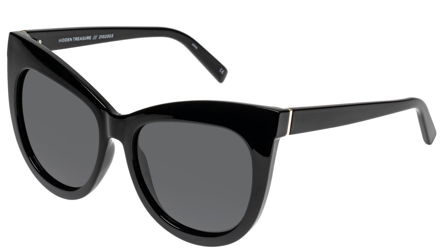 Picture of the Le Spec Hidden Treasure Black Sunglasses - CT Grace