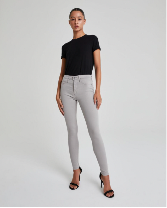 AG Farrah Ankle Seamless Florence Fog Jeans