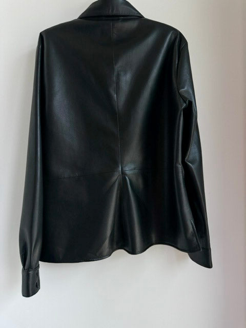 Picture of the back of the ASbyDF Recycled Leather Blouse - CT Grace