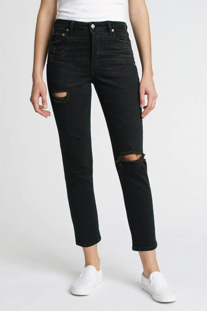 Picture of the Daze Jeans The Original High Rise Mom - Black West Side - CT Grace