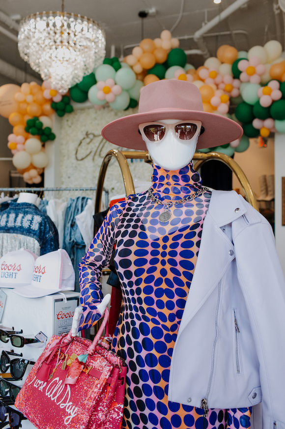 mannequin picture of a model wearing the Lack of Color Rose Rancher - CT Grace