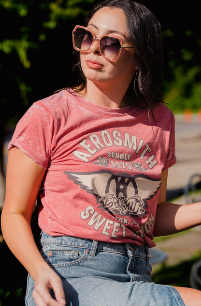 Recycled Karma Sweet Emotion Burn Out Graphic Tee