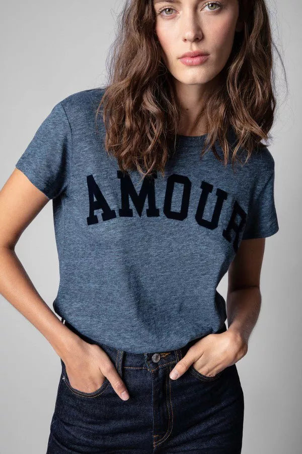 Zadig & Voltaire Amour Blue T-Shirt