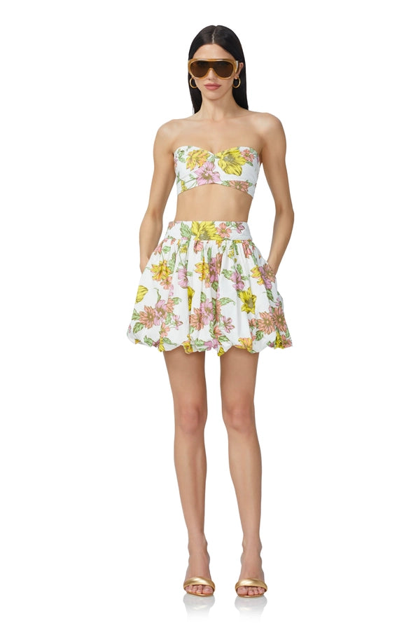 AFRM Bellamy Bandeau Top - Sunny Floral