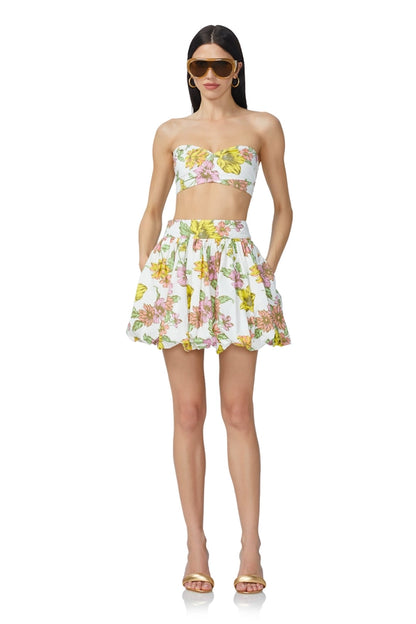 AFRM Bellamy Bandeau Top - Sunny Floral