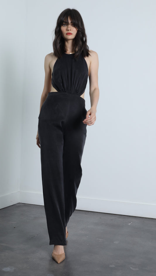Karina Grimaldi Black Jumpsuit